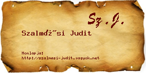Szalmási Judit névjegykártya